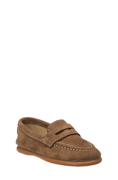 Elephantito Boys' Suede Penny Loafer - Toddler, Little Kid, Big Kid In Toffee