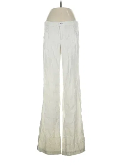 Pre-owned Elevenses Linen Pants In Ivory