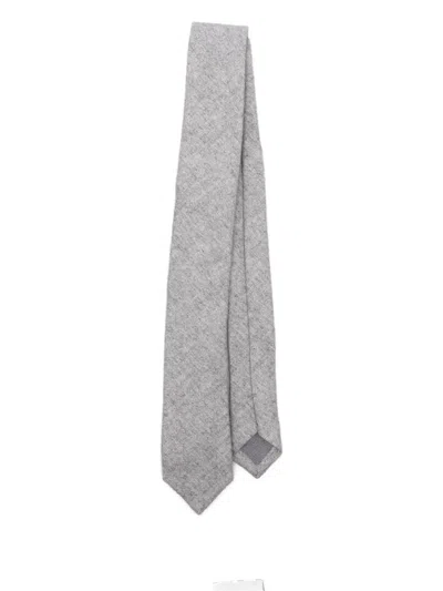 Eleventy Melangé Tie In Gray