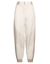Eleventy Woman Pants Beige Size L Viscose, Polyamide, Elastane, Polyester