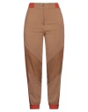 Eleventy Woman Pants Camel Size L Viscose, Polyamide, Elastane, Polyester In Beige