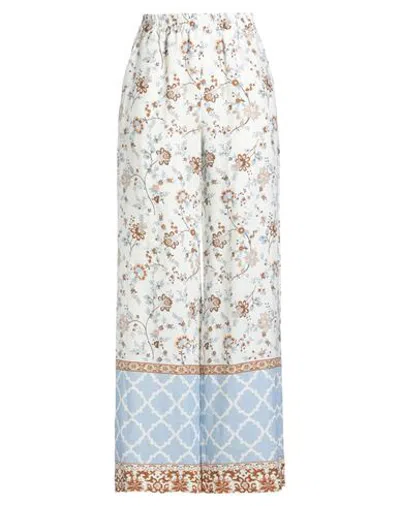 Eleventy Woman Pants Ivory Size 4 Linen In Multi