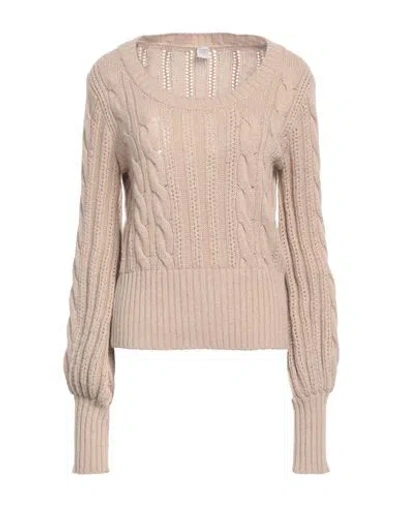 Eleventy Woman Sweater Beige Size M Alpaca Wool, Polyamide
