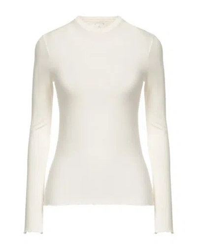 Eleventy Woman T-shirt Ivory Size Xxs Lyocell, Elastane In White