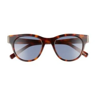 Pre-owned Elizabeth And James Blair Sunglasses In Tortoise With Blue Mono Lens