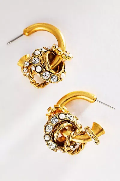 Elizabeth Cole Enna Earrings In Gold