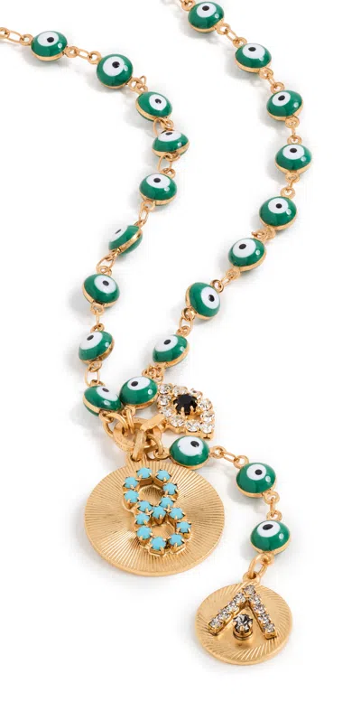 Elizabeth Cole Galia Necklace In Gold