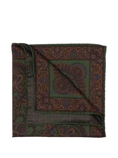 Elizabetta Lario Paisley-print Pocket Square In Multi