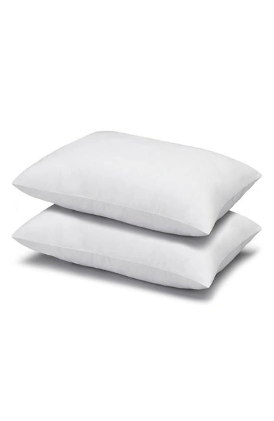 Ella Jayne Home Set Of 2 Superior Comfort Medium Density Down Alternative Pillows In White