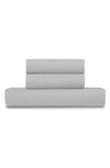 Ella Jayne Home Solid Linen & Cotton 3-piece Duvet Set In Gray