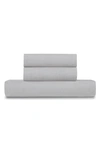 Ella Jayne Home Solid Linen & Cotton 3-piece Duvet Set In Light Grey