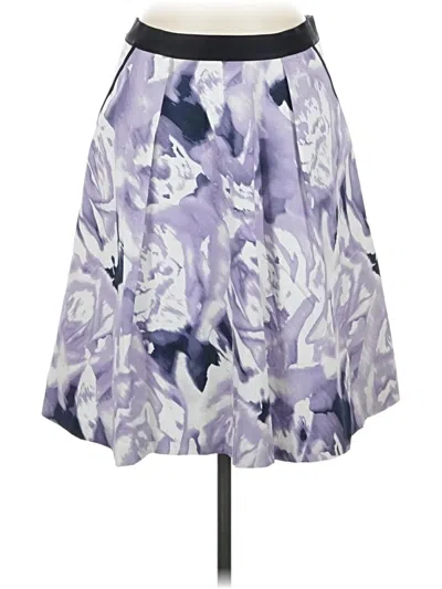 Pre-owned Ellen Tracy Casual Skirt In Purple