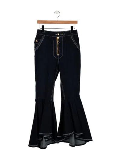 Pre-owned Ellery High-rise Flared Jeans In Blue