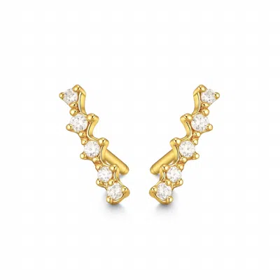 Ellie Vail Women's Lolita Climber Stud Earring In Gold