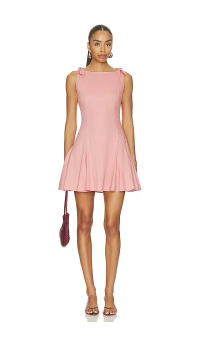 Elodie The Label Reese Mini Dress In Rose