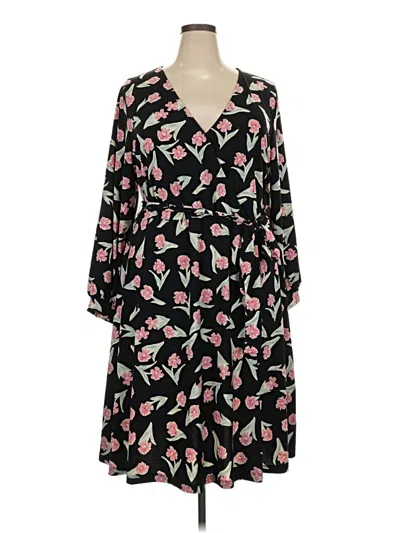 Pre-owned Eloquii Casual Dress In Black