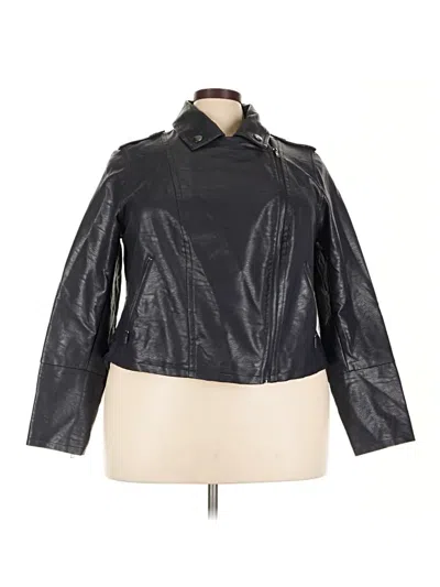 Pre-owned Eloquii Jacket In Black