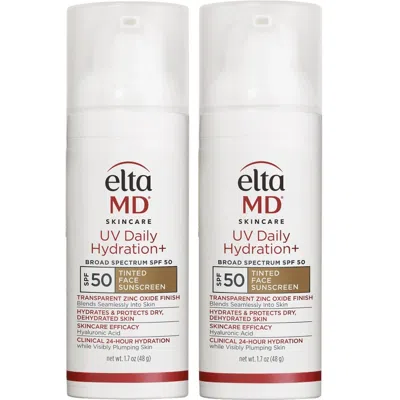 Eltamd Uv Daily Hydration+ Tinted Spf 50 Duo (worth $94.00) In Transparent