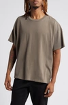 Elwood Oversize Crewneck T-shirt In Phantom