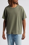 Elwood Oversize Crewneck T-shirt In Sage