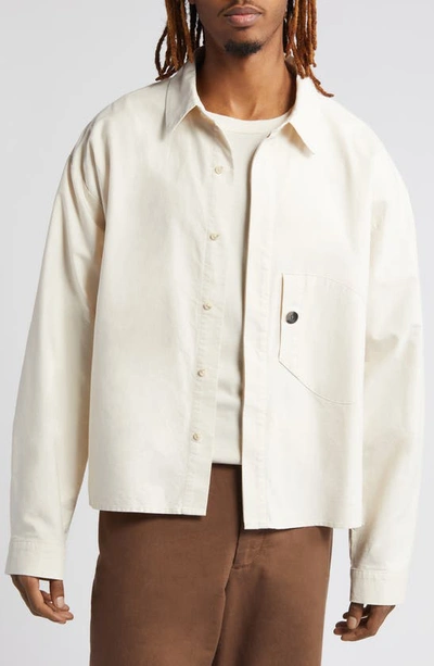 Elwood Pocket Shirt In White Oak
