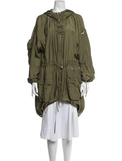 Pre-owned Emanuel Ungaro Vintage 2000's Parka In Green