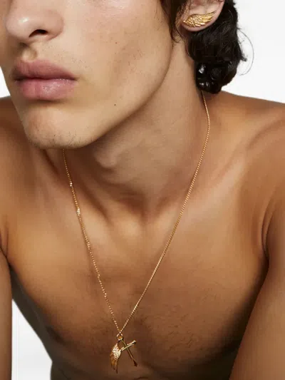 Emanuele Bicocchi Ala Wing Stud Earrings In Gold