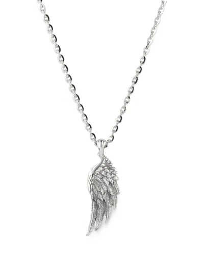 Emanuele Bicocchi Ala Wing-pendant Necklace In Metallic