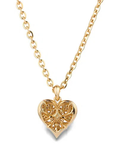 Emanuele Bicocchi Large Notre-heart Necklace In Gold