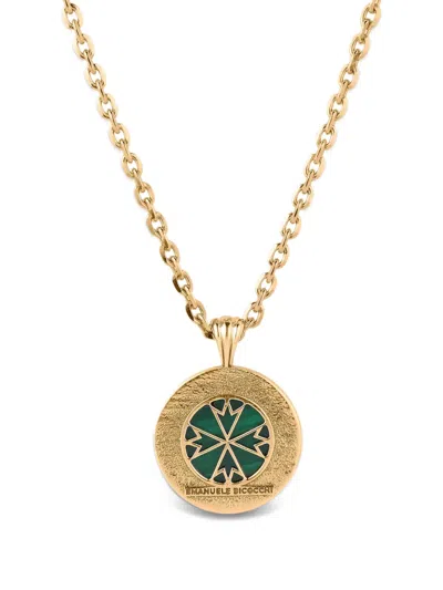 Emanuele Bicocchi Pyramid Amulet Necklace In Gold