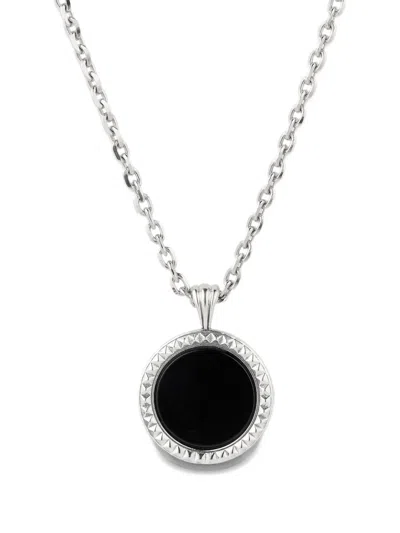 Emanuele Bicocchi Pyramid Amulet Necklace In Metallic