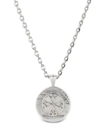 Emanuele Bicocchi Pyramid Amulet Necklace In Metallic