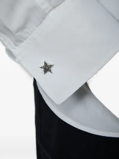 Emanuele Bicocchi Stella Star-motif Cufflinks In Metallic