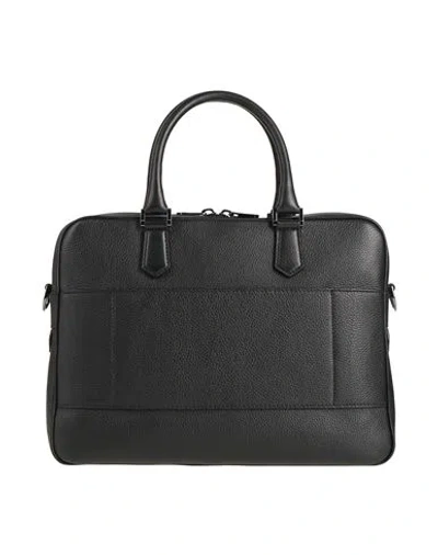 Emporio Armani Man Handbag Black Size - Calfskin
