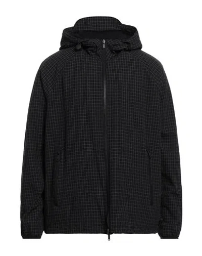 Emporio Armani Man Jacket Black Size 44 Cotton, Elastane