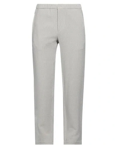 Emporio Armani Man Pants Light Grey Size 42 Viscose, Polyamide, Cotton, Elastane