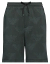 Emporio Armani Man Shorts & Bermuda Shorts Military Green Size M Cotton, Polyester, Elastane