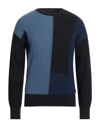 Emporio Armani Man Sweater Midnight Blue Size M Cotton