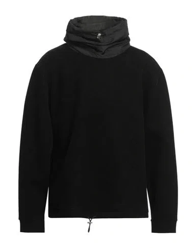 Emporio Armani Man Sweatshirt Black Size L Viscose, Elastane, Polyamide, Polyester