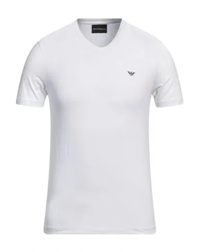 Emporio Armani Man T-shirt White Size Xs Cotton