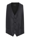 Emporio Armani Man Tailored Vest Midnight Blue Size 44 Virgin Wool, Silk
