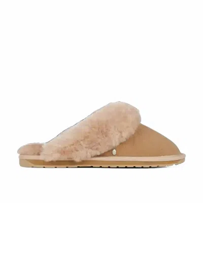 Emu Australia Jolie Shearling-trim Slippers In Brown