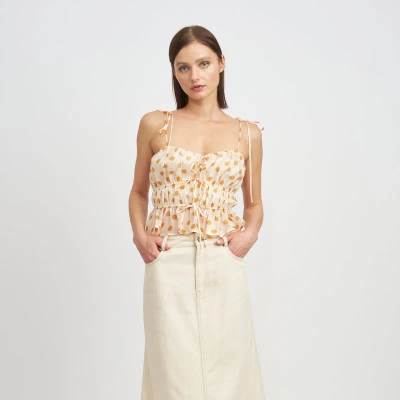 En Saison Caroline Midi Skirt In White