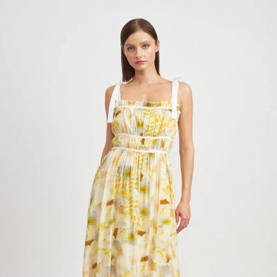 En Saison Torrey Midi Dress In Yellow