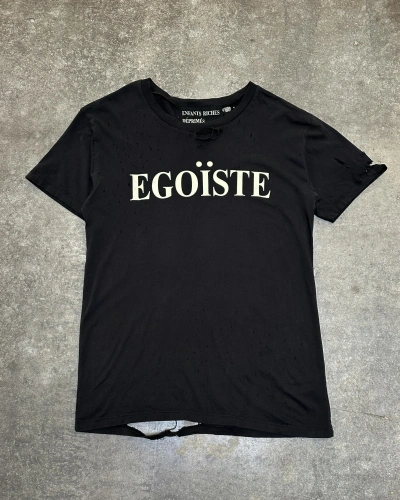 Pre-owned Enfants Riches Deprimes Egoiste T-shirt In Black