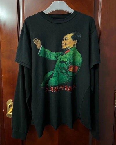 Pre-owned Enfants Riches Deprimes Erd Mao T-shirt In Black