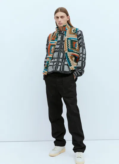 Engineered Garments Check Work Shirt In Grey