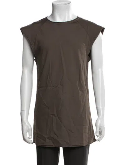 Pre-owned Entire Studios Bateau Neckline Mini Dress In Grey