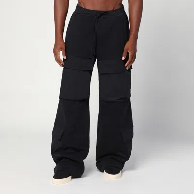 Entire Studios Black Cotton Cargo Pants