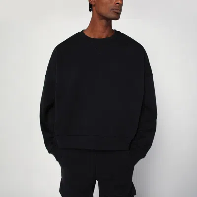 Entire Studios Black Sweatshirt In Cotton